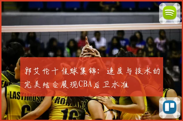郭艾伦十佳球集锦：速度与技术的完美结合展现CBA后卫水准