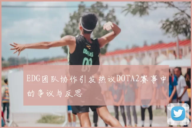 EDG团队协作引发热议DOTA2赛事中的争议与反思