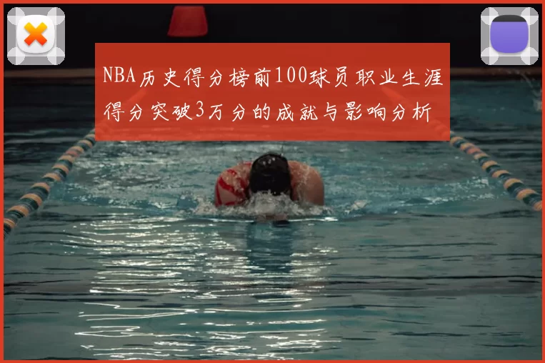 NBA历史得分榜前100球员职业生涯得分突破3万分的成就与影响分析